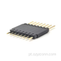 Conector de cabeçalho de pino de 2,54 mm reto 8P